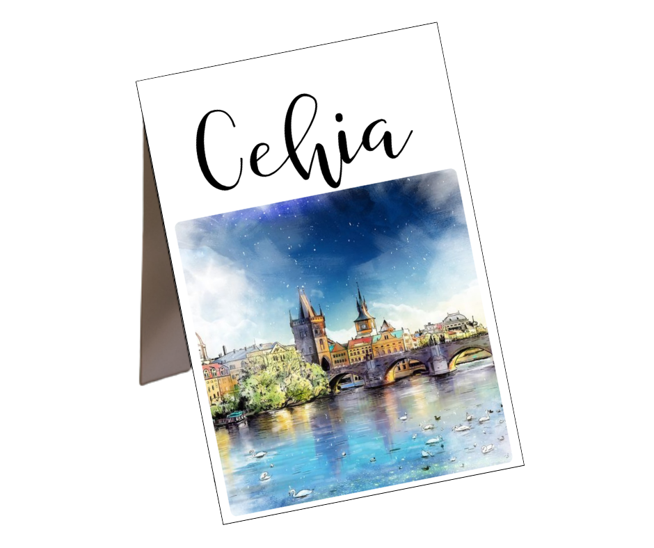 Set numere de masa ”Travel”(Țări), 20 buc - imagine 14