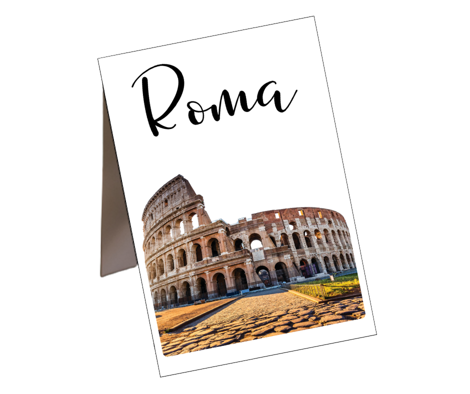 Set 20 numere masa, tematica ”TRAVEL” (Orase) - imagine 16