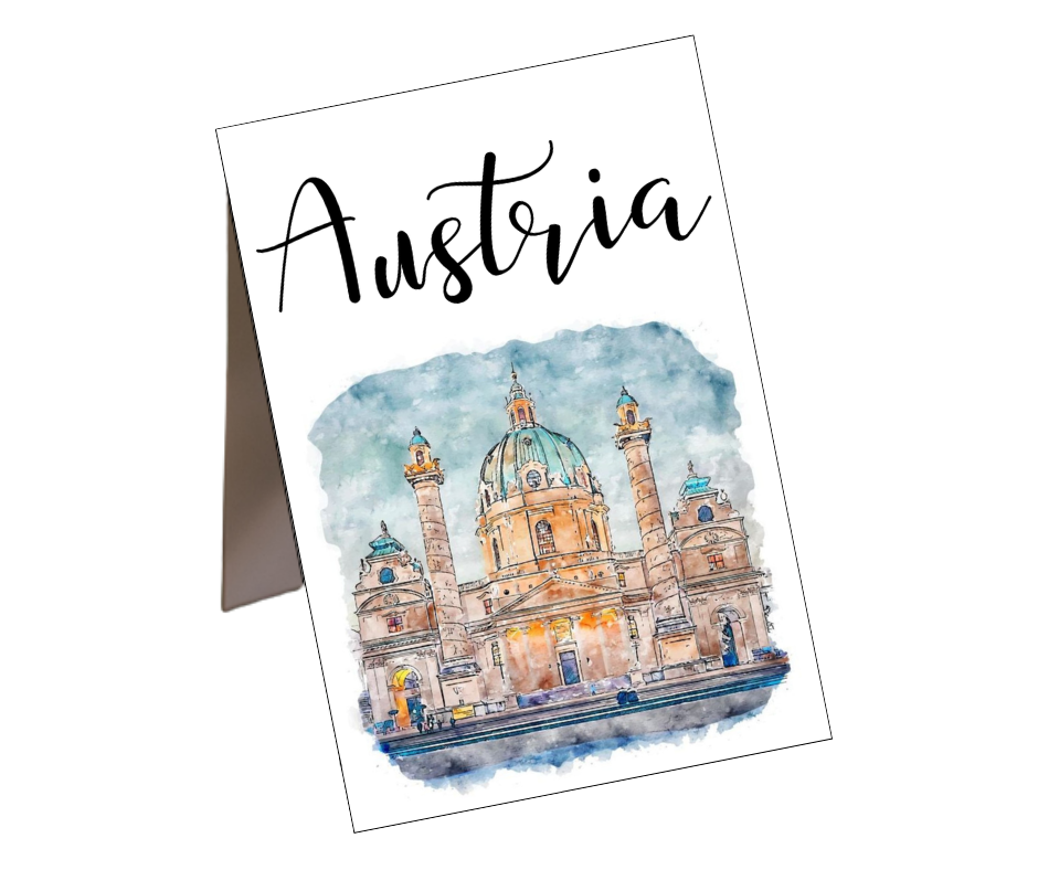 Set numere de masa ”Travel”(Țări), 20 buc - imagine 19