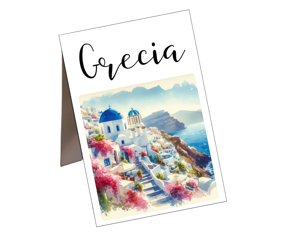 Set numere de masa ”Travel”(Țări), 20 buc - imagine 13