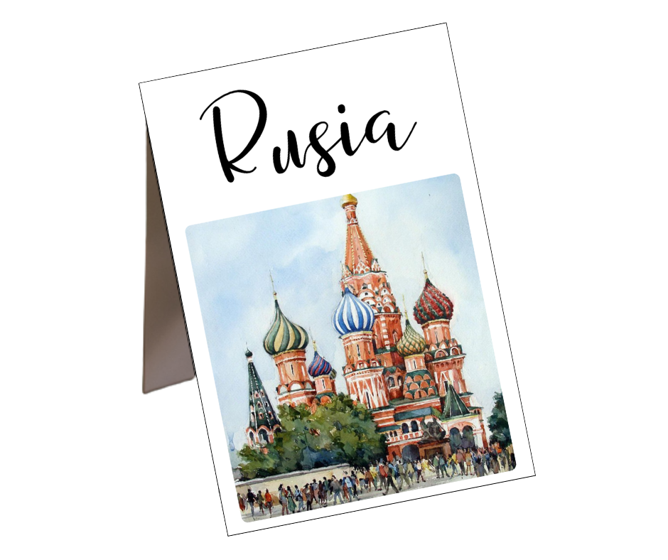 Set numere de masa ”Travel”(Țări), 20 buc - imagine 17