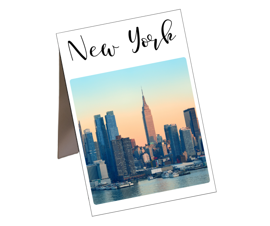 Set 20 numere masa, tematica ”TRAVEL” (Orase) - imagine 7