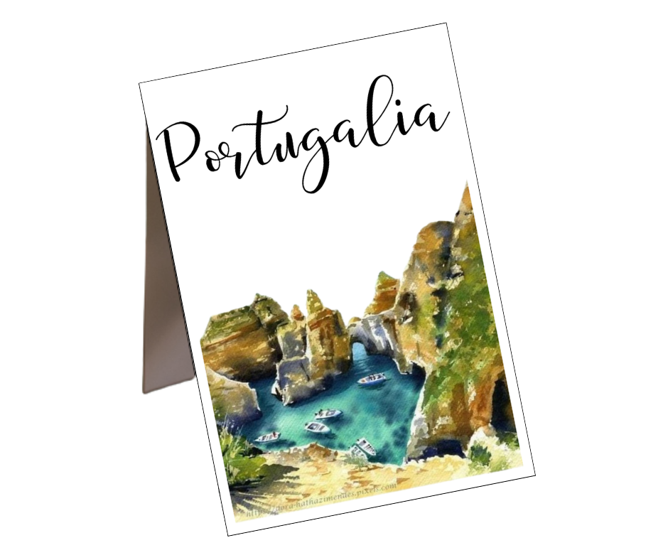 Set numere de masa ”Travel”(Țări), 20 buc - imagine 8