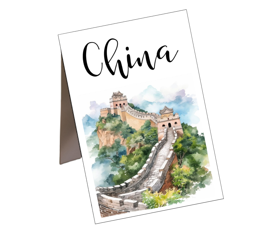 Set numere de masa ”Travel”(Țări), 20 buc - imagine 20