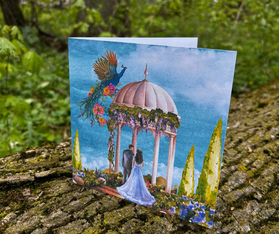 Invitatie nunta tip carte, model 91 - imagine 2