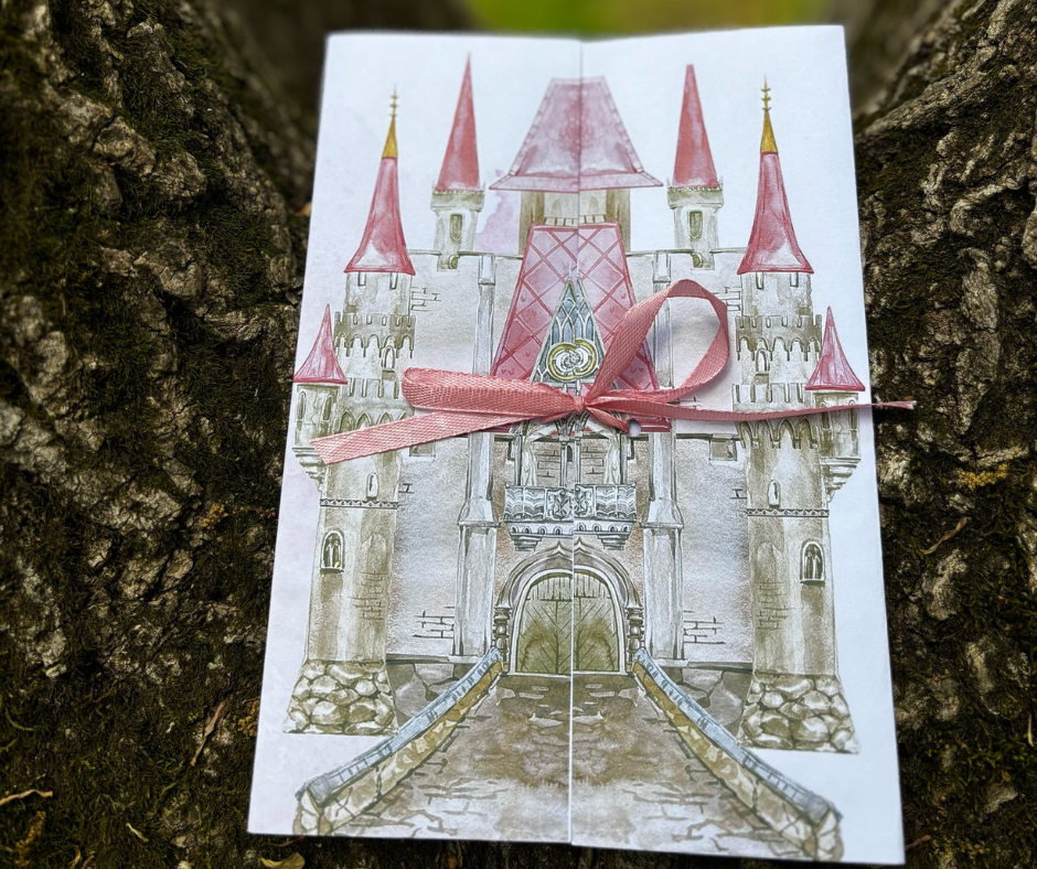 Invitatie A4 pliata, Model 51